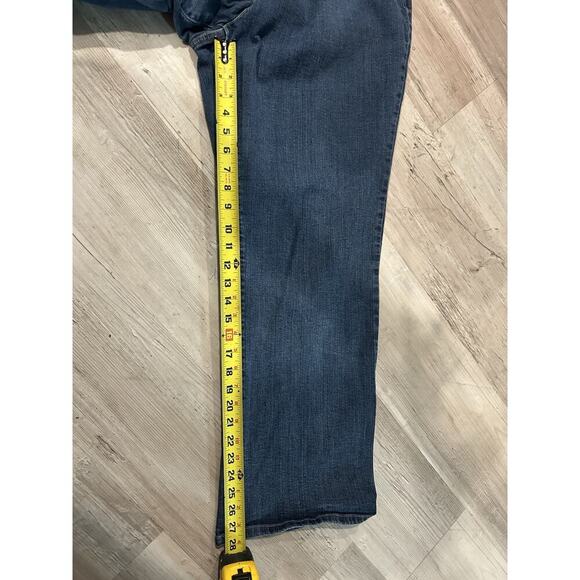 SMITH'S Dungarees Jeans Size 22W Bootcut Stretch Denim Western High Rise Cowgirl - Picture 5 of 8